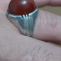 سرخ کبدی یمنی کهنه و رکاب دستساز فابریک