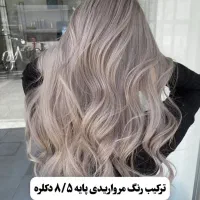 خدمات رنگ و لایت مو تضمینی