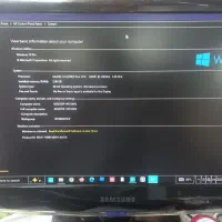 مینی کیس hp کامپیوتر و مانیتور