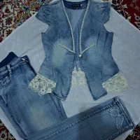 ست کت جین با شلوار مناسب سایر ۳۸/۴۰