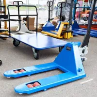 جک پالت چرخ پلاستیکی تفلونی، حرکت نرم و بی صدا