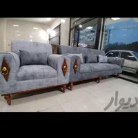مبل پاریس ۷ نفره رنگ بندی موجود|مبلمان خانگی و میز عسلی|رشت, پسیخان|دیوار