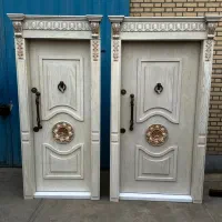 درب ضدسرقت چوب سکوریت نرده استیل کد M007|مصالح و تجهیزات ساختمان|سرخرود, |دیوار