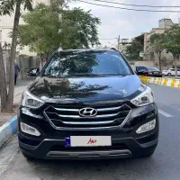 سانتافه مدل ۲۰۱۵ رنگ مشکی بدون رنگ پلاک ملی