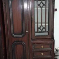 کمد قهوه ای چوبی