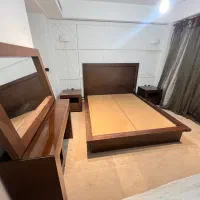 سرویس خواب شامل تخت، دو عدد پاتختی ، آینه دراور|تخت و سرویس خواب|مشهد, سجاد شهر|دیوار