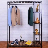 رگال خانگی و دکور فروشگاهی پروفیل ۳متری چوب روس