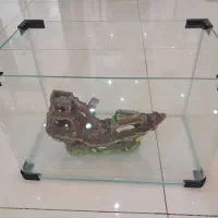 آکواریوم شیشه خم فروش فوری لوازم کامل