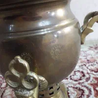 سماور و قوری برنجی|سماور، چای‌ساز، قهوه‌ساز|کرمان, |دیوار