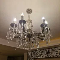 لوستر برنجی شیک|لوستر و چراغ آویز|ساری, |دیوار