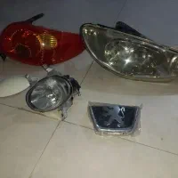چراغ عقب و جلو و مه شکن ۲۰۶