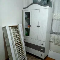 میز تیوی وکمدوتخت کودک ام دی اف اصل