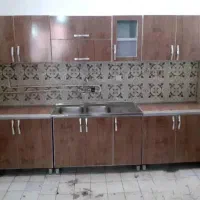 کابینت فلزی درب چوبی