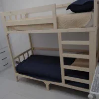 تخت کودک نوجوان چوبی مدل دریا تختخواب|تخت و صندلی بچه|مشهد, ده دی|دیوار