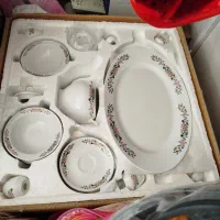 سرویس چایخوری آنتیک خارجی لیلی مجنون|ظروف سرو و پذیرایی|سرایان, |دیوار