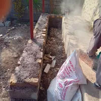 بلوک چینی کرسی چینی  پی کنی سیمانکاری پودرسنگ و..|خدمات پیشه و مهارت|صومعه‌سرا, |دیوار