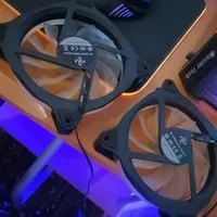 ۲ عدد فن کیس هفت رنگ RGB
