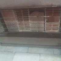 بخاری گازی قدیمی ورق زخیم دیواری وزمینی باآجروشلنگ