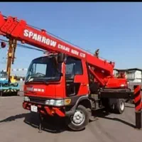 جرثقیل بااکیپ نصاب کاردرارتفاع،بالابرمصالح 7تن