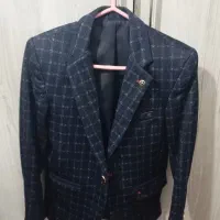 کت شلوار وکت تک یکبار پوشیده مناسب دوازه سیزده سال|کفش و لباس بچه|مشکین‌دشت, |دیوار