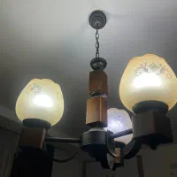 لوستر سه شاخه|لوستر و چراغ آویز|مشهد, طلاب|دیوار