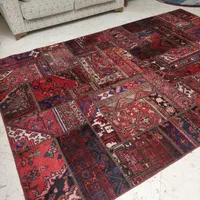 فرش دستباف چهلتکه (کلاژفرش) فرشته|فرش|تهران, ستارخان|دیوار