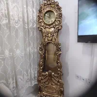 ساعت ایستاده چوب منبت