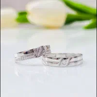 حلقه ست نقره روکش طلا عیار ۹۲۵ کد 5 کارگاه نقره|بدلیجات|تبریز, |دیوار