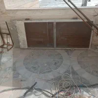 دوعدد،درب آلمینیوم توری