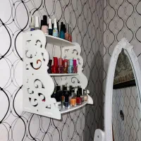 شلف دیواری استند حمام جاادویه کتابخانه استند گل