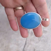 گردنبند عقیق  کبود