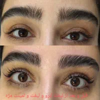 رایگان اکستنشن و موقت ،لیفت و لمینت مژه و ابرو