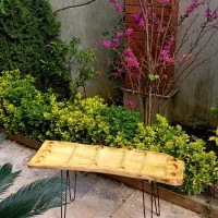 میز مزه چوب طبیعی