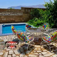 تولیدی میز صندلی باغی/مدل بیضی|مبلمان خانگی و میز عسلی|نوشهر, |دیوار