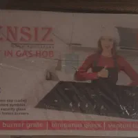 گاز۵شعله رومیزی شیشه ای