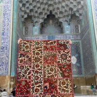 فرش چهل تیکه دستباف کار اصفهان|فرش|اصفهان, نقش جهان|دیوار