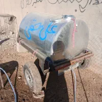 سلام تانکر هزار لیتری چرخ دار نوع ورق سفید گلوانیز