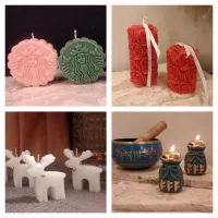 قالب سیلیکونی شمع و سنگ مصنوعی