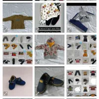 تعداد زیادی لباس و لوازم بچه|کفش و لباس بچه|رشت, جهاد|دیوار
