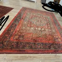 فرش لاکی قجری ترند قرمز