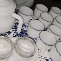 سرویس غذاخوری 12نفره آرکوپال آمریکایی بارفتن|ظروف سرو و پذیرایی|تهران, حکیمیه|دیوار