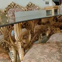 میز ناهار خوری ۸ نفره سلطنتی|میز و صندلی غذاخوری|شاهین‌شهر, خبرنگار|دیوار