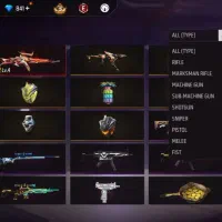 اک فری فایر گاد 840 تا جم داره