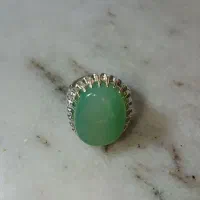 انگشتر عقیق سبز روشن|جواهرات|تهران, دستغیب|دیوار