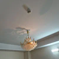 لوستر طلایی|لوستر و چراغ آویز|ری, فیروزآبادی|دیوار