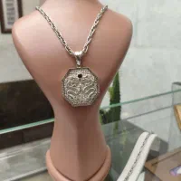 نقره نیم ست و پلاک