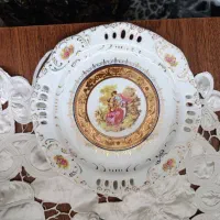 دیوارکوب و فنجون و نعلبکی آنتیک