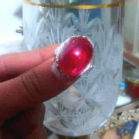 انگشترنقره یاقوت سرخ وزن نقره۱۴گرم|جواهرات|قم, شاه ابراهیم|دیوار