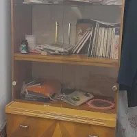 کمد ویترین|کتابخانه، شلف، قفسه‌های دیواری|بروجرد, |دیوار