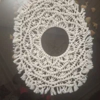 رو میزی مکرومه